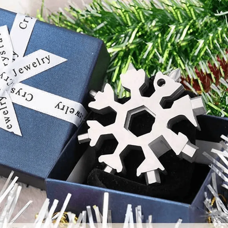 Saker 18 in 1 stainless steel snowflakes multi tool