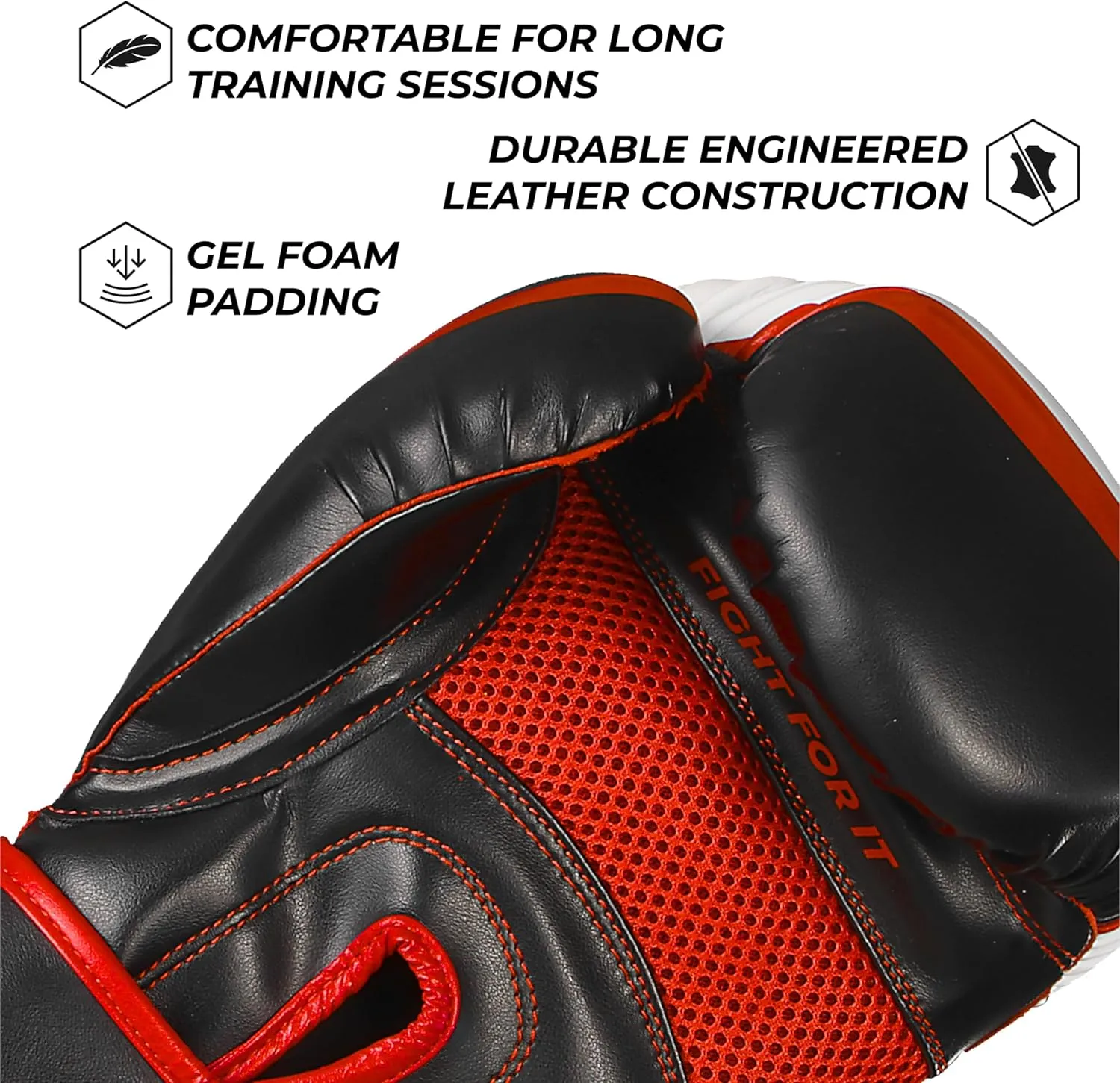 Sanabul Essential Gel Boxing Gloves for Men & Women, Kickboxing MMA, Muay Thai Gloves and Heavy Bag Training Punching & Sparring