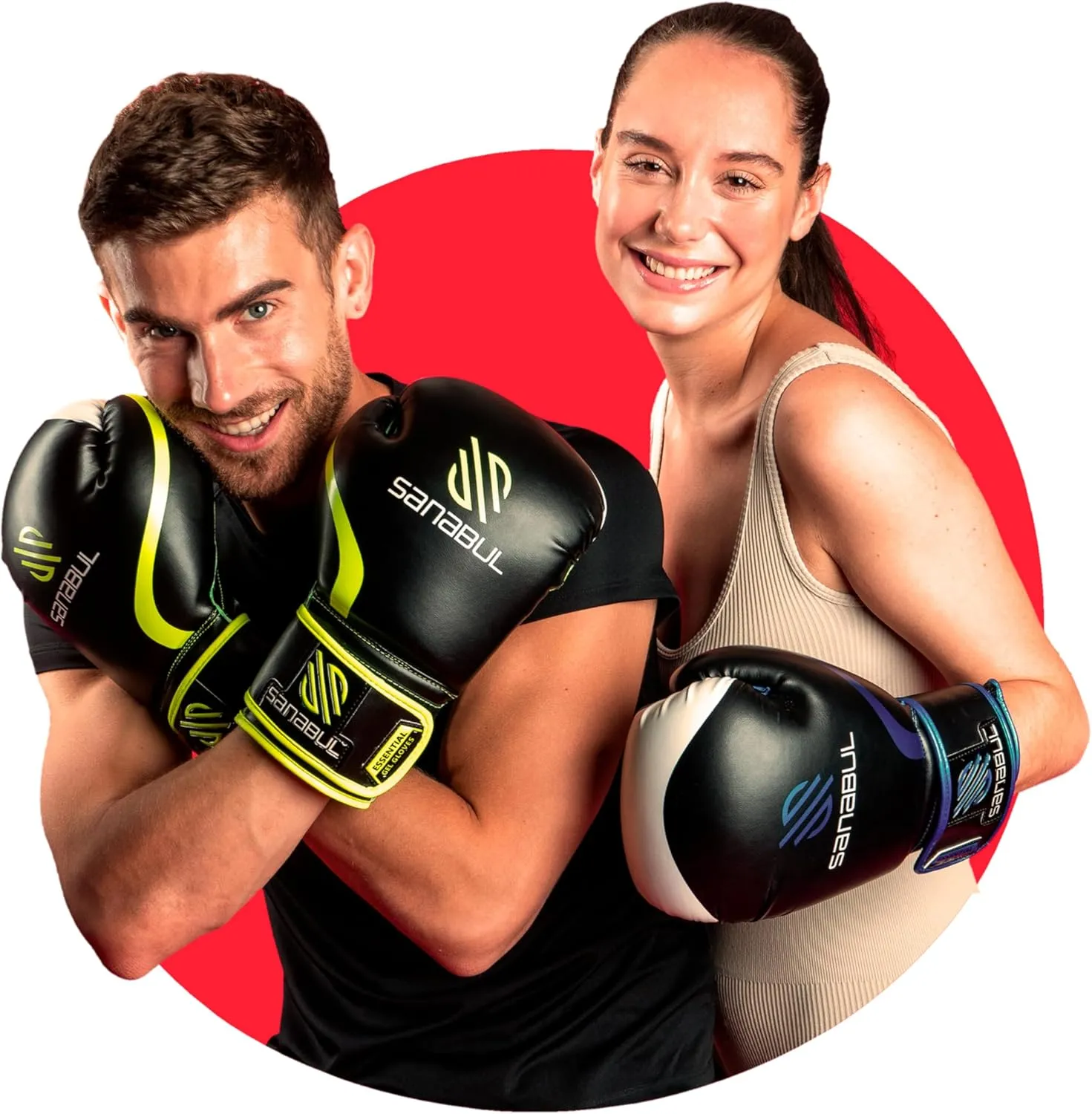 Sanabul Essential Gel Boxing Gloves for Men & Women, Kickboxing MMA, Muay Thai Gloves and Heavy Bag Training Punching & Sparring