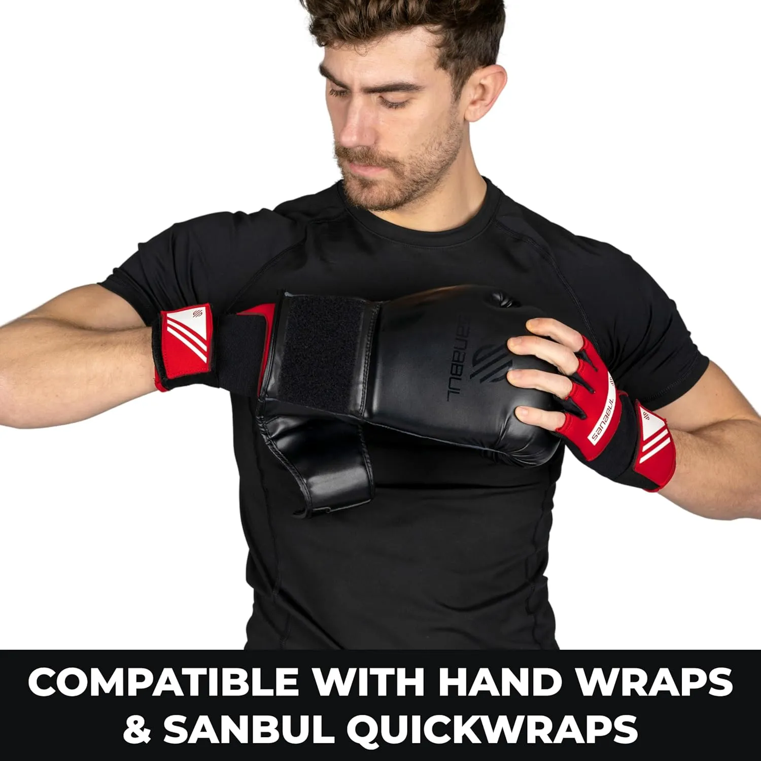 Sanabul Essential Gel Boxing Gloves for Men & Women, Kickboxing MMA, Muay Thai Gloves and Heavy Bag Training Punching & Sparring