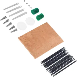 Saxophone Neck Cork Replacement Repair Kit Cork Pads Reeds Spring Felt Pads for Wind Instrument