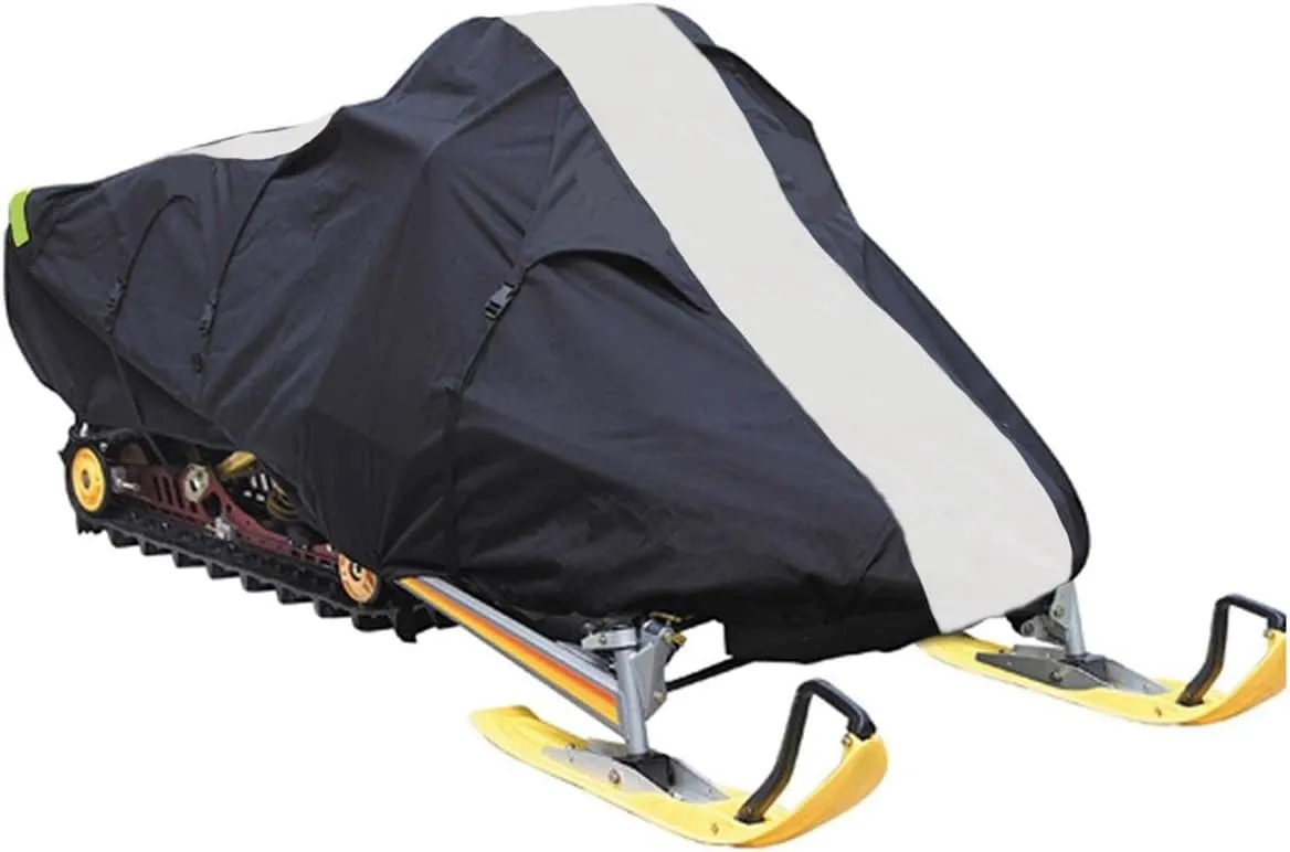 SBU 600D Snowmobile Travel and Storage Cover Compatible for 1999-2003 Model Year Polaris INDY 700 RMK Sleds. Slush and Mud Protection