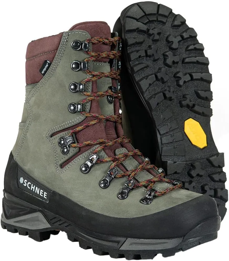 SCHNEE'S Timberline Women's, Uninsulated, Hunting Boots, Waterproof, and 9" Leather Upper