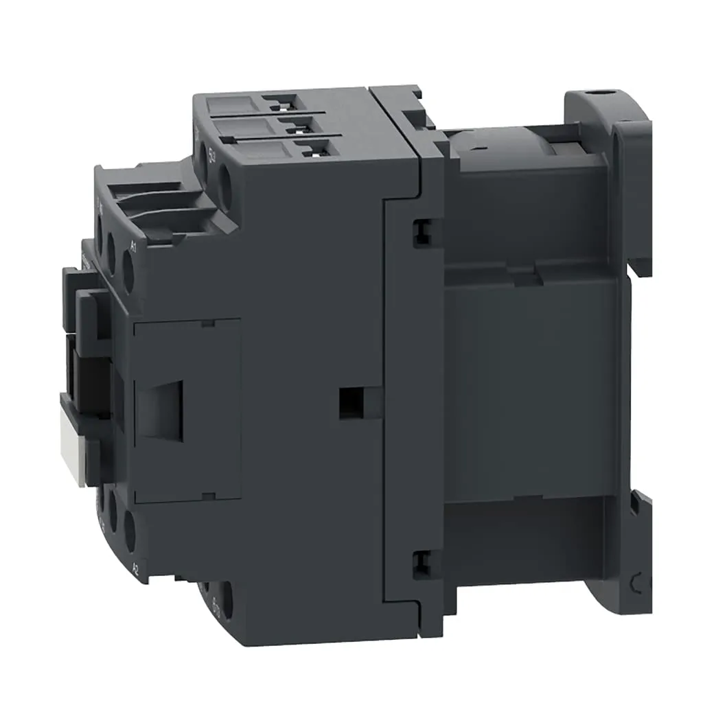 Schneider Electric DPE18B7 Easy TeSys IEC Contactor 7.5HP 480V 24VAC Coil, HVAC & AC Contactor, Pumps, Compressors, DIN-Rail Mount/Screw Fixing, 1/2HP 115V-Ph, 2HP 230V-1Ph, 3HP 200-230V, 7.5HP 460V