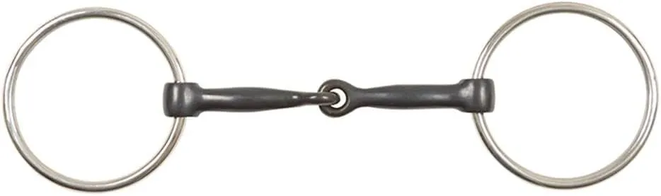 Schneiders O-Ring Horse Snaffle 7/16" Sweet Iron| Ideal for Bending and Balance Training | Traditional O-Ring Style | Stainless Steel Rings | 5" Mouthpiece, 7/16" Diameter