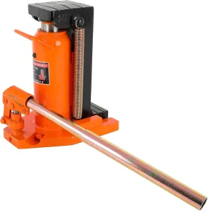 SCITOO 10-20 Ton Hydraulic Machine Toe Jack 9.13"-15.94" Lift for Industrial Machinery & Automotive Frame Repair Red