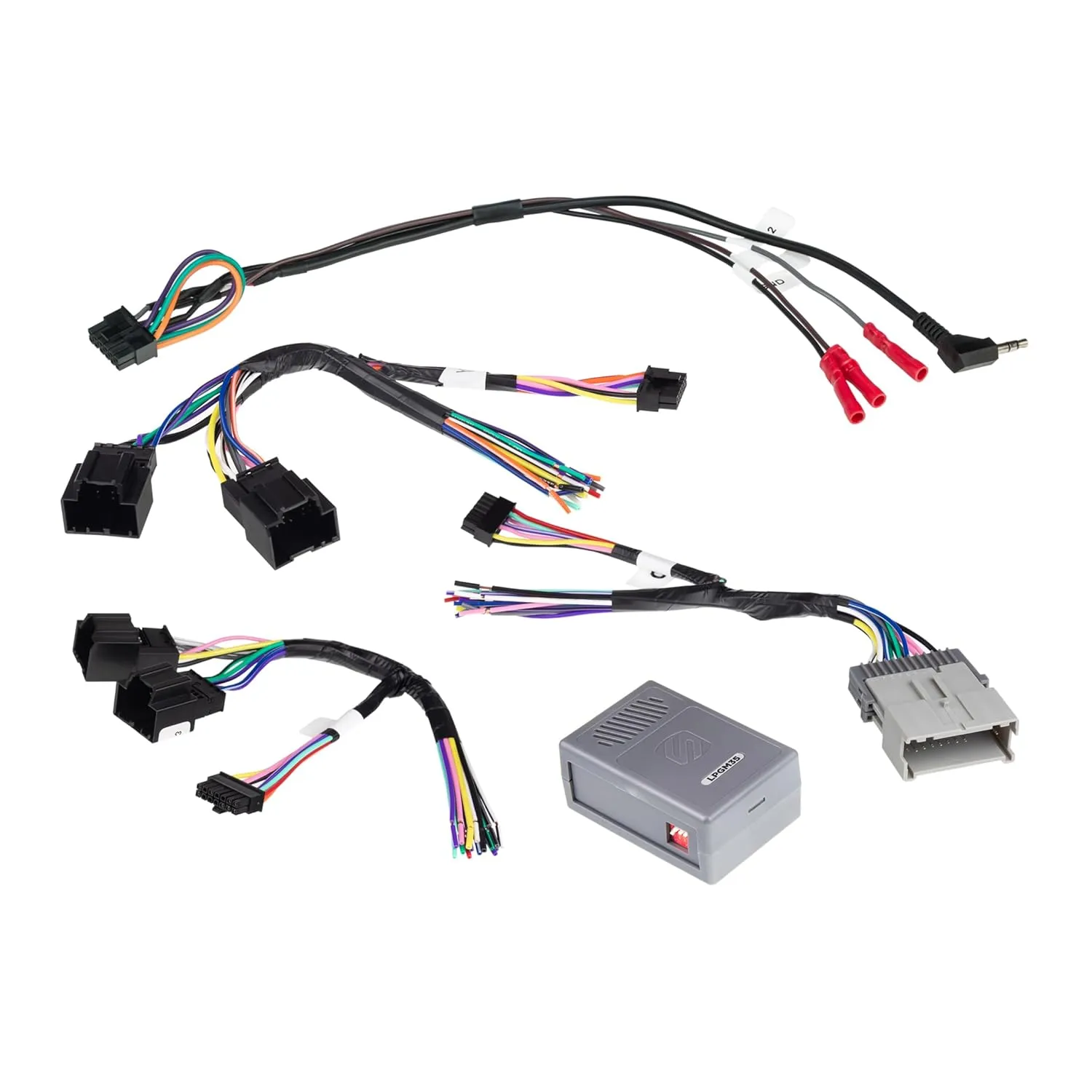 Scosche LPGM35 Link  Factory Stereo Replacement Interface Adapter, Compatible with Select 2004-2021 GM Vehicles, Car Radio Wiring Harness, Retain Steering Wheel Control & OEM Amplifier