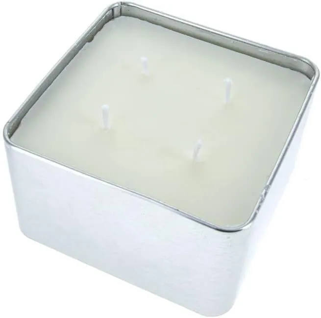 SE 4 Wicks Survival Candle in Tin Box,48 Total Hours/12 Hours Per Wick and Food Warmer