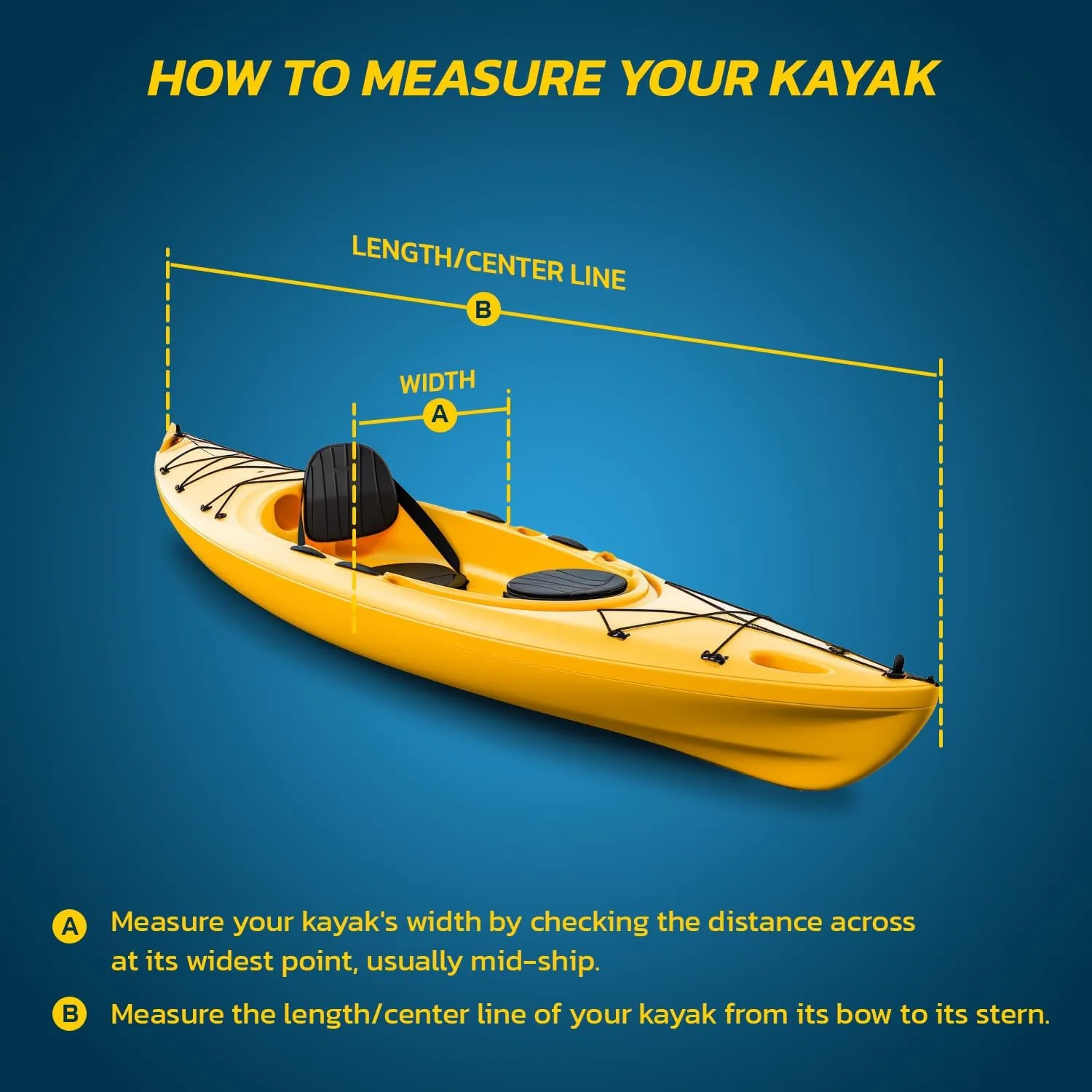 Seal Skin Covers Heavy-Duty Kayak Cover, Waterproof & Dustproof Outdoor Storage Cover for Kayak, Canoe, Paddle Board & SUP, Snug Fit (Fits Up to 10.8')