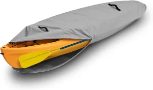 Seal Skin Covers Heavy-Duty Kayak Cover, Waterproof & Dustproof Outdoor Storage Cover for Kayak, Canoe, Paddle Board & SUP, Snug Fit (Fits Up to 10.8')