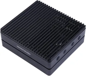 Seeed studio NVIDIA Jetson Nano Edge AI Device - reComputer J1010 Kit, Aluminium Case, Pre-Installed Jetpack System. Mini PC with 0.5 TFLOPs (FP16), Power Supply NOT Included