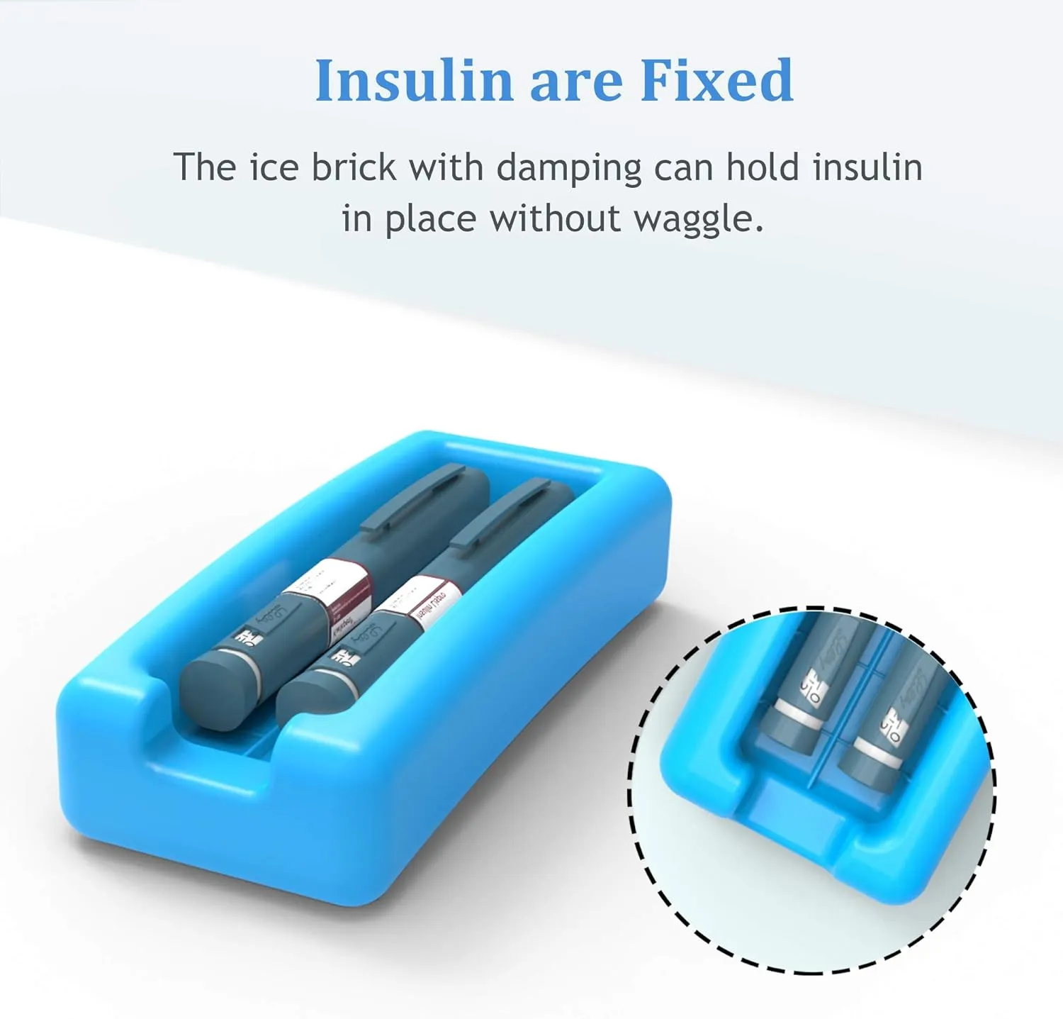SHBC Insulin Pen Carrying Case Portable Medical Cooler Bag for Diabetes with Protective Ice Brick - Convenient to Changing Needles with Each Injection Purple