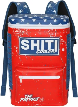 SHITI Coolers Cooler Backpack for Camping, Travel, Beach, Soft Lunch Box for Food, Drinks & Ice, Portable, Waterproof 24 Hr Insulated Bag with Shoulder Straps, Customizable