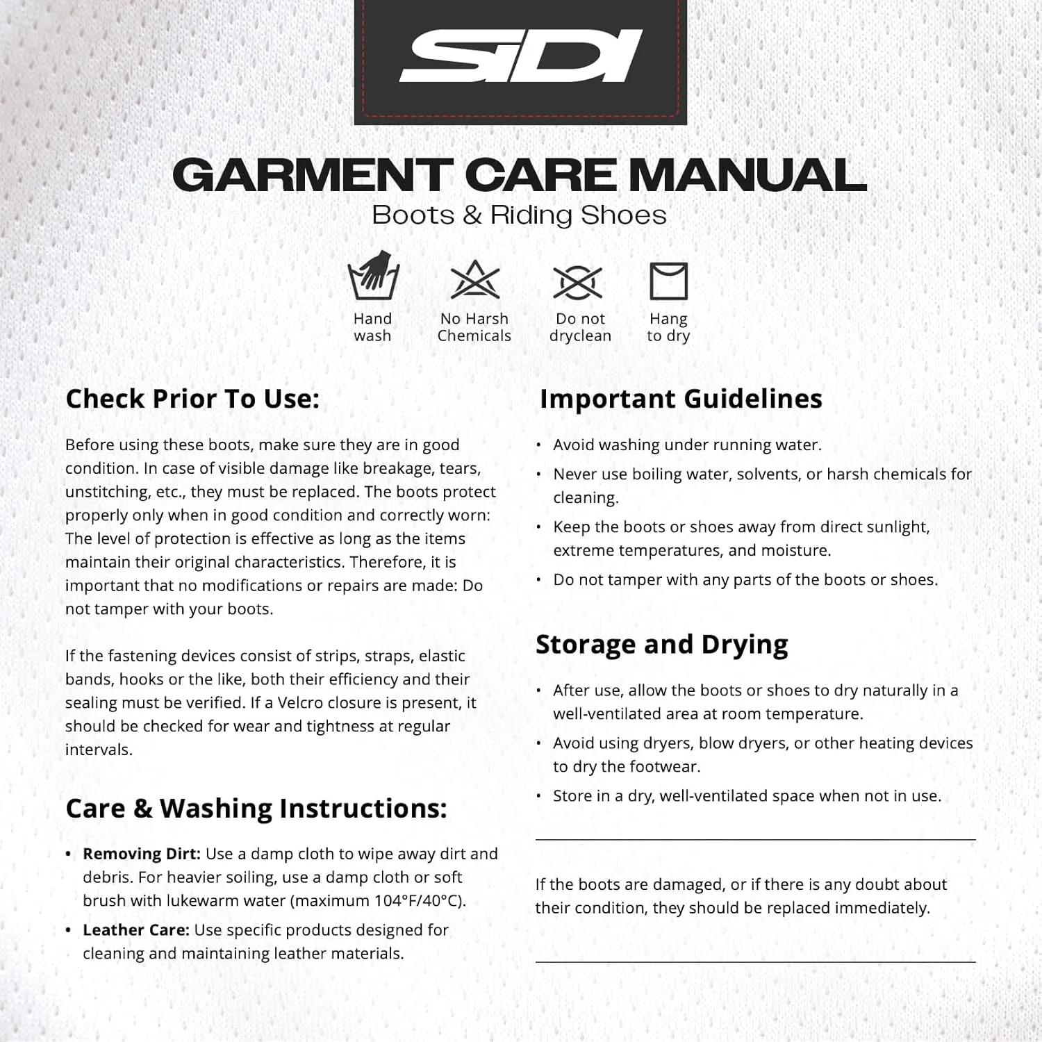 Sidi mens Stivali Mid Performer