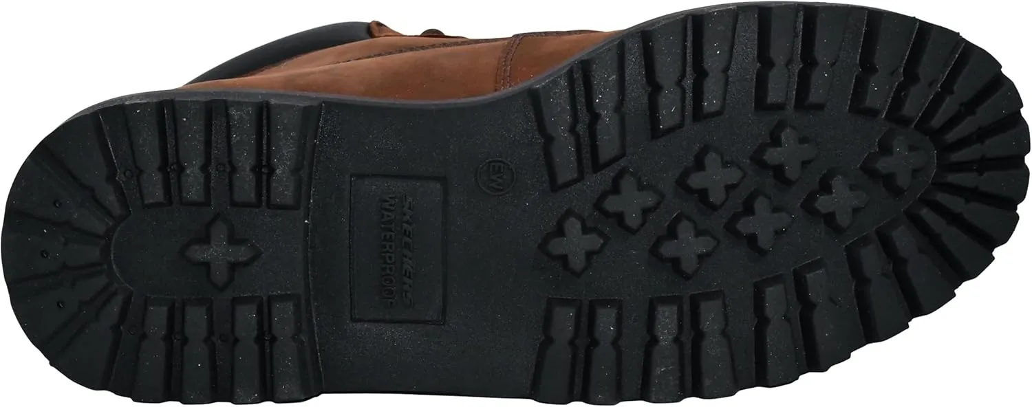 Skechers Men's Sargeants-Verdict Waterproof Boot Fashion