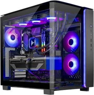 Skytech King 95 Gaming PC Desktop, Ryzen 7 9700X 3.8 GHz (5.5GHz Turbo), NVIDIA RTX 5070 12GB, 1TB Gen4 NVMe SSD, 32GB DDR5 RAM 6000 RGB, 850W Gold ATX 3 PSU, 360mm ARGB AIO, Wi-Fi, Win 11