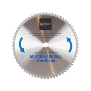 Slugger by Fein Mild Steel Cutting Saw Blade - Fast and Accurate Cuts up to 1/2" in Aluminum, Stainless Steel & Thin Metals, 14" Diameter, 66 Teeth - 63502014600