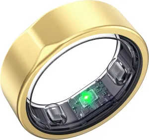Smart Ring-Size First Before You Buy, No APP Subscription,7-10 Days of Use,Sleep & Activity Real-Time Monitor, Stress/Heart Rate/SPO₂ Tracker, Compatible with iOS and Android (Rose Gold, 11)