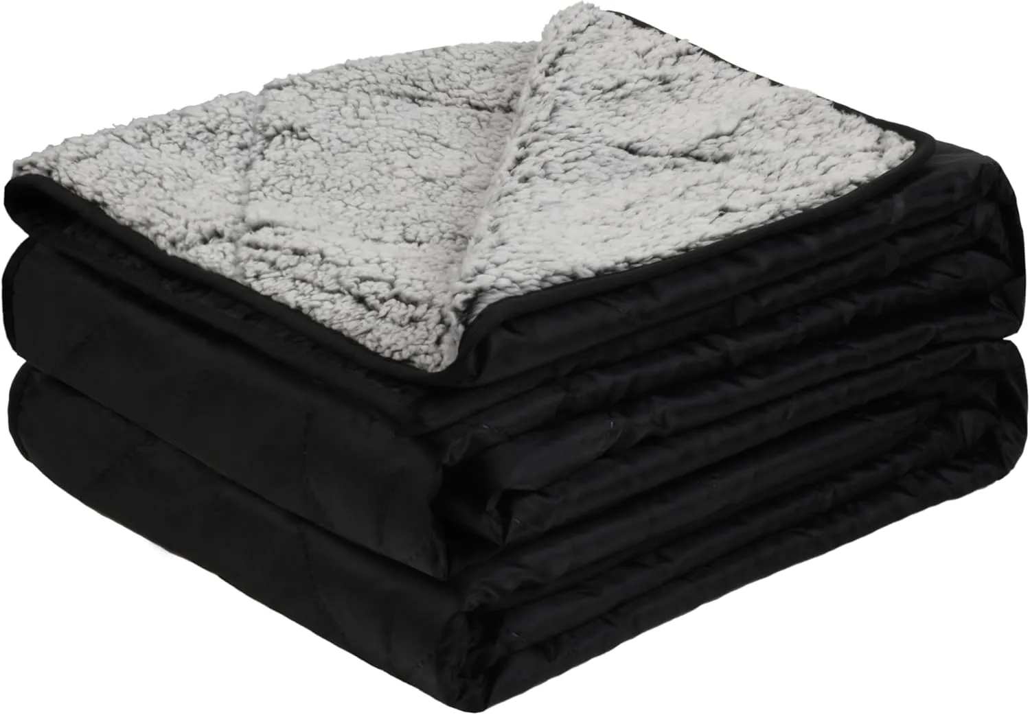 Solaris Waterproof Sherpa Outdoor Blanket, 60” x 80” Insulated Oxford, Packable for Stadium Camping & Cold Weather, Ideal for Soccer Moms, Pets, Picnics, Concerts