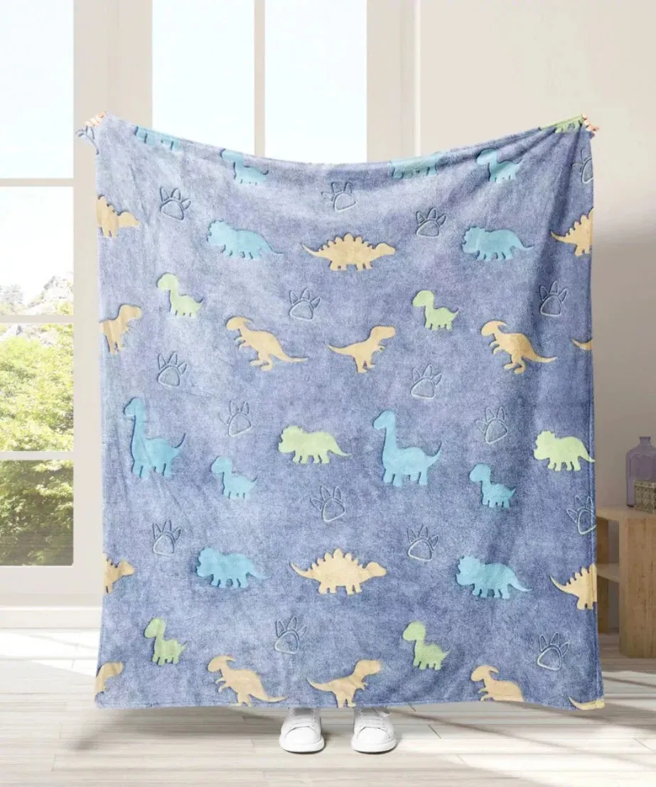 Spacer Glow in The Dark Soft Cozy Luminous Throw Blanket