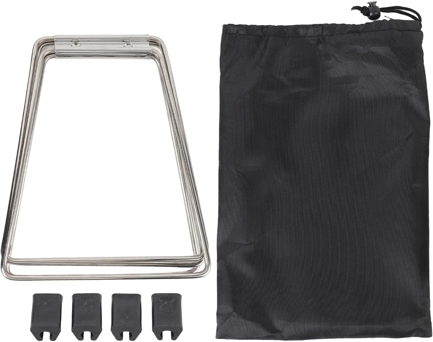 Stainless Steel Foldable Cooler Stand, Portable Outdoor Stable Support for Wet Conditions and Damp Disturbance Prevention, Quick Setup Design