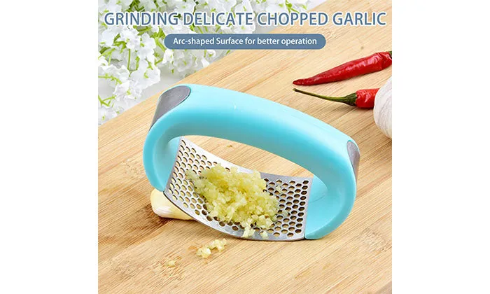 Stainless Steel Garlic Crusher