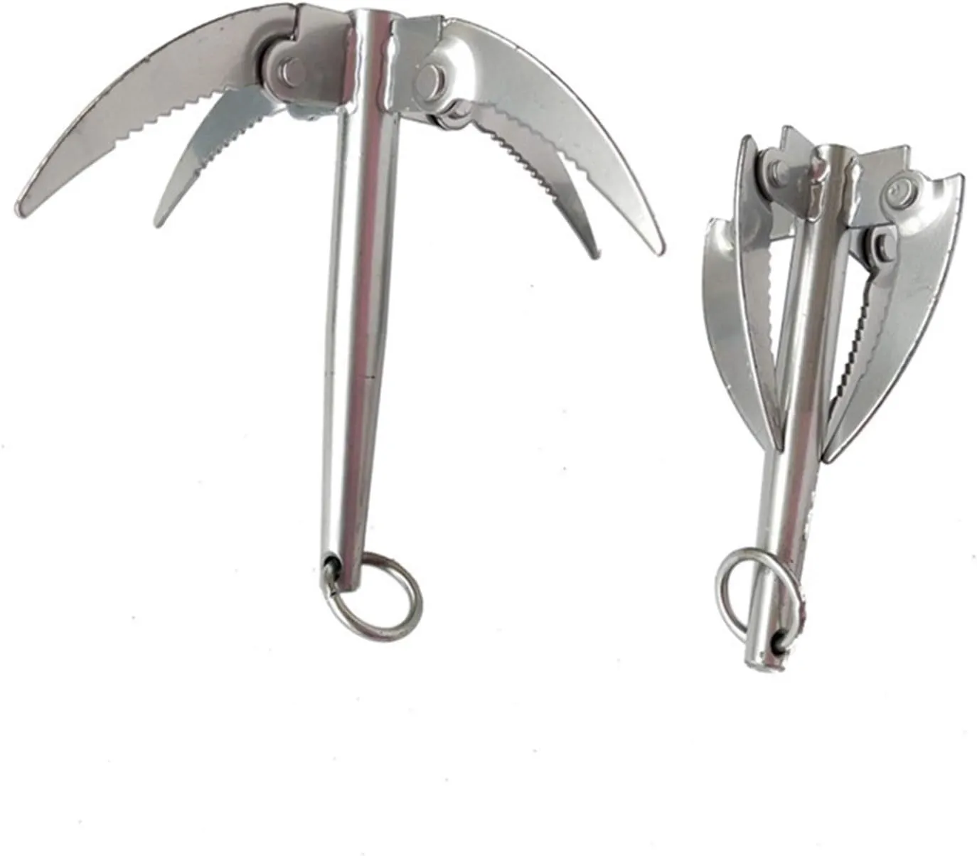 Stainless Steel Kayak Folding Anchor Kit Fishing Tool Outdoor Adventure Rock Climbing Tool