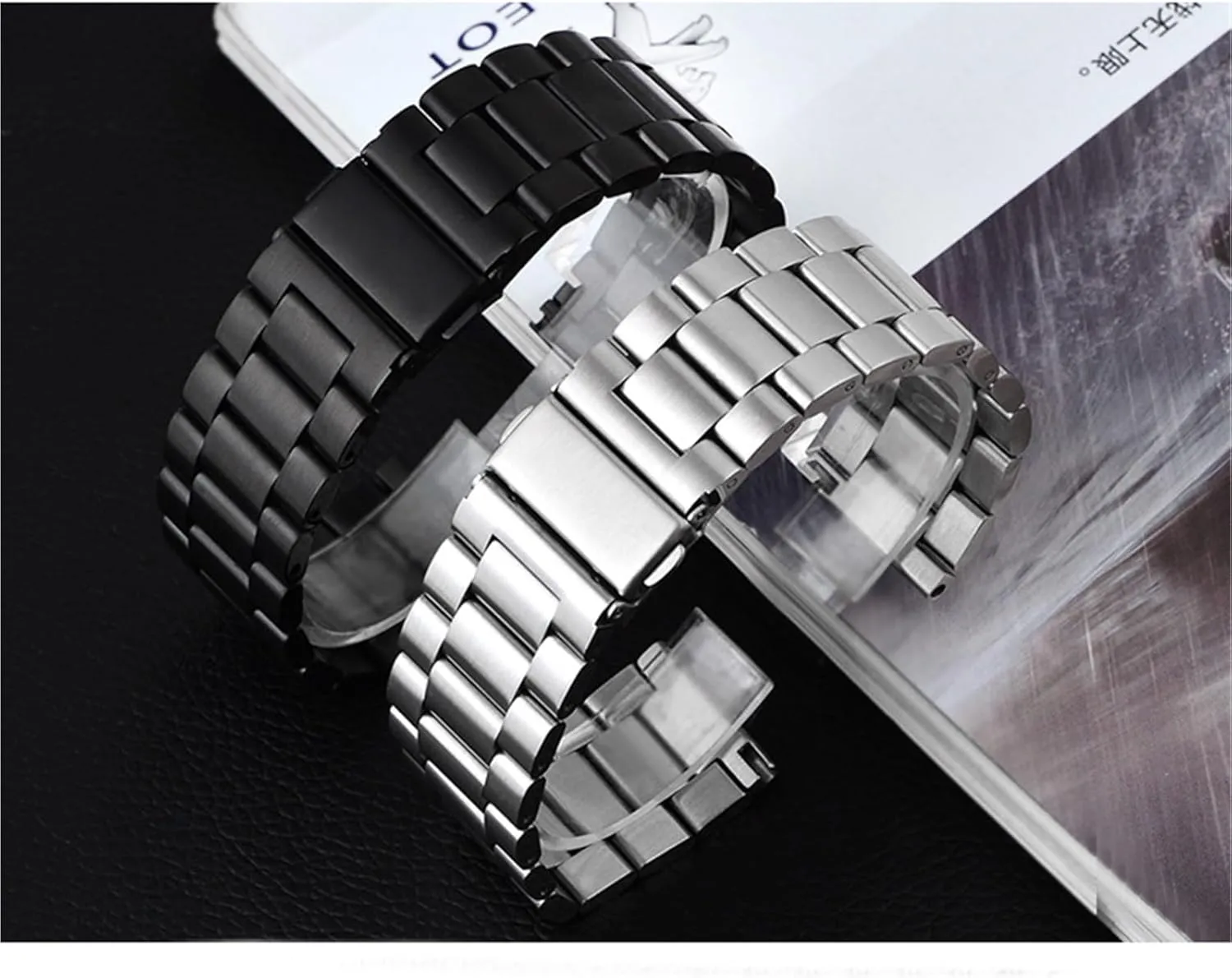 Stainless Steel Metal Replacement Watchbands 18mm 20mm 22mm 24mm Men Woman Universal Quick Release Strap