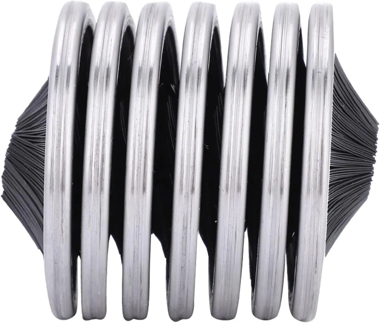 Stainless Steel Nylon Rope Brush, Climbing Tool Equipment for Outdoor Rock Cleaning, Equipment for, Stainless Steel Nylon Rope Brush