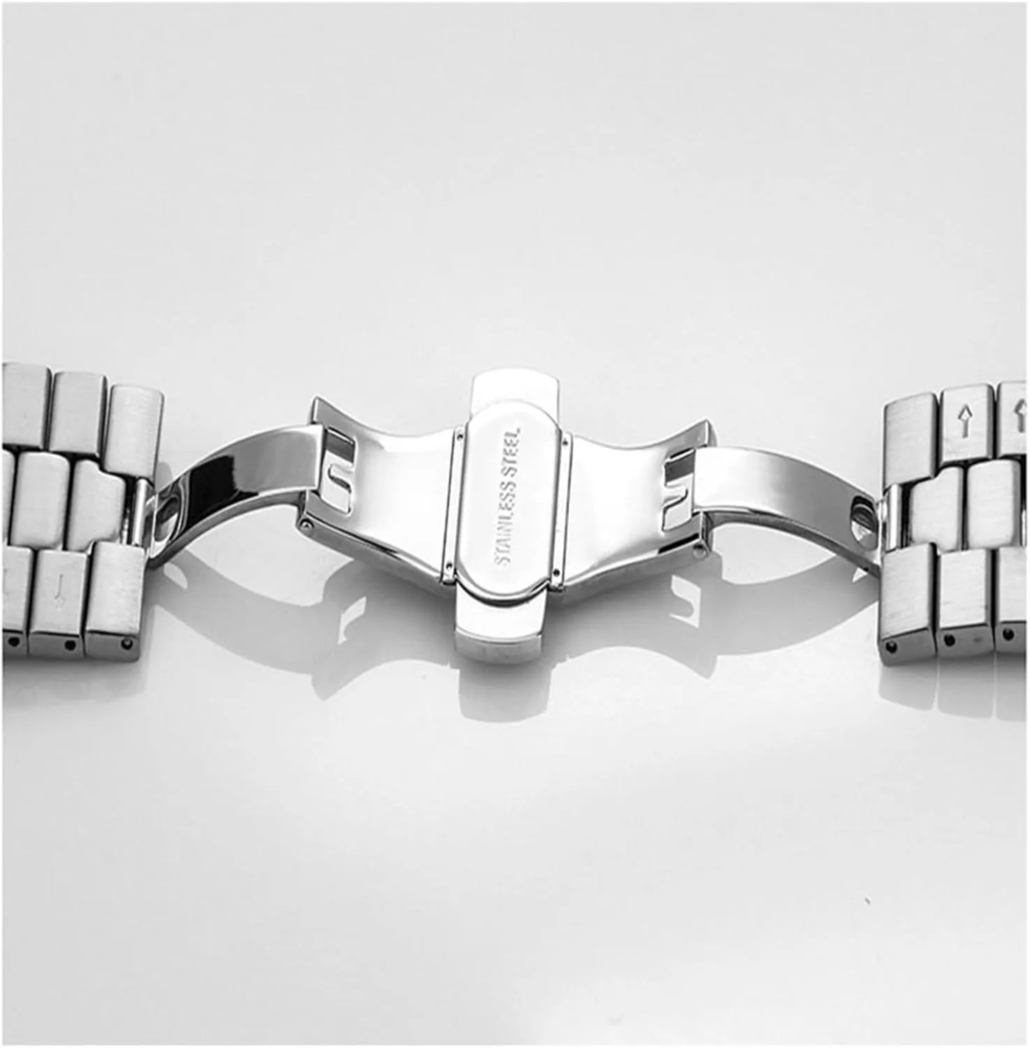 Stainless Steel Strap Metal Replacement Watchbands 18mm 20mm 22mm 24mm Men Woman Universal Quick Change Bracelet