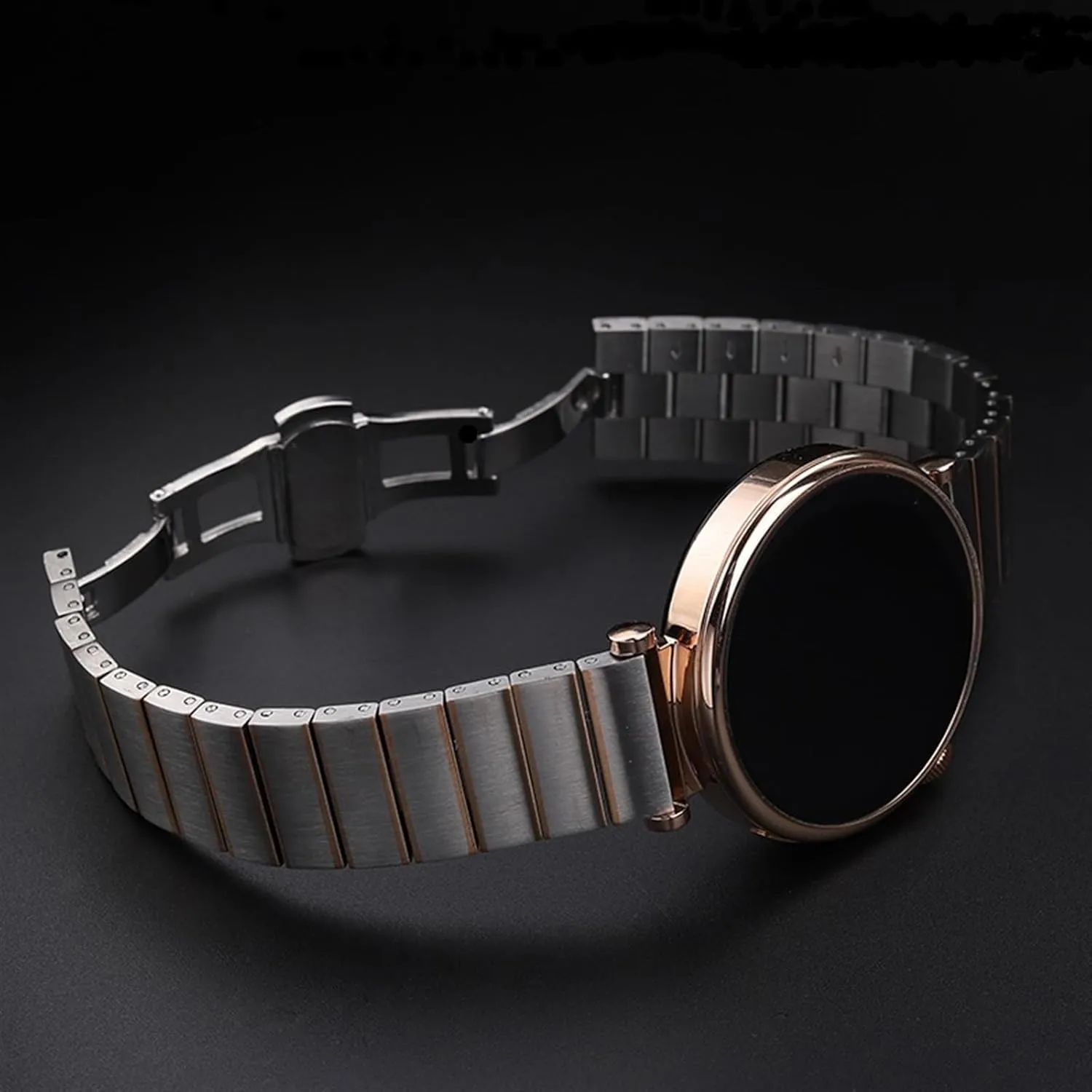 Stainless Steel Strap Women's Bracelet 18m Replacement Wristband Suitable for Smart Watch Quartz Watch Band Universal Accessories