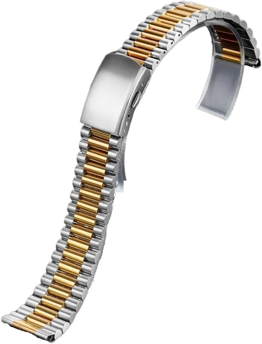 Stainless Steel Watch Band 10mm 12mm 14mm 16mm Universal Metal Watch Band for Smart Watch Quartz Watch Men Women Silver Gold Bracelet