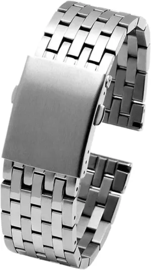 Stainless Steel Watch Band 22mm 24mm 26mm 28mm Suitable for Quartz Watch Traditional Watch Black Silver Unisex Quick Change Watch Accessories(A-Silver,30mm)