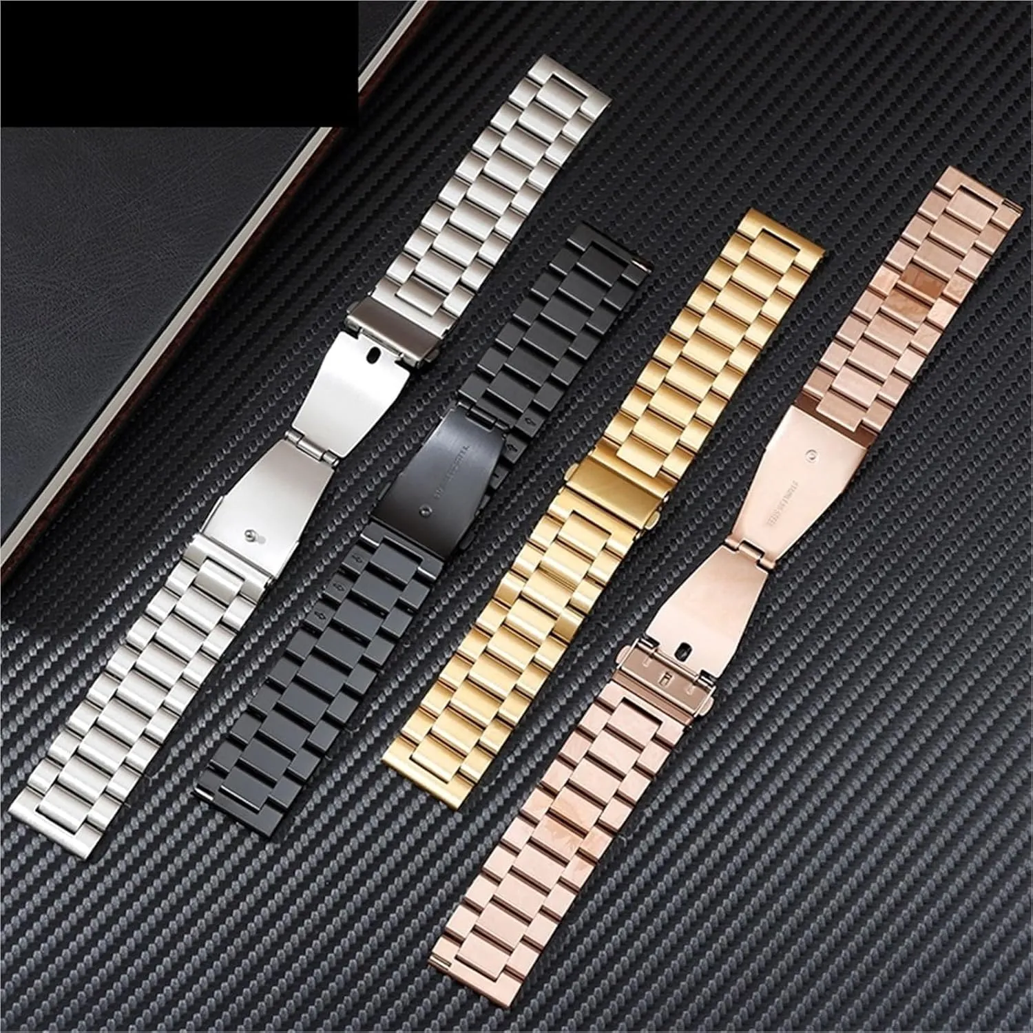 Stainless Steel Watch Strap 18mm 20mm 22mm Men Miss Universal Replacement Watch Band