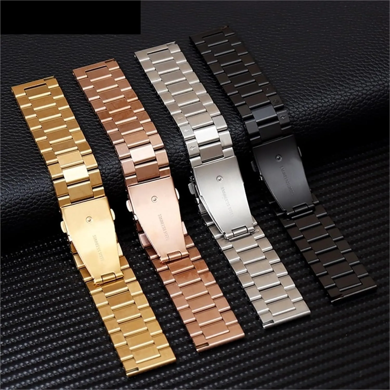 Stainless Steel Watch Strap 18mm 20mm 22mm Men Miss Universal Replacement Watch Band