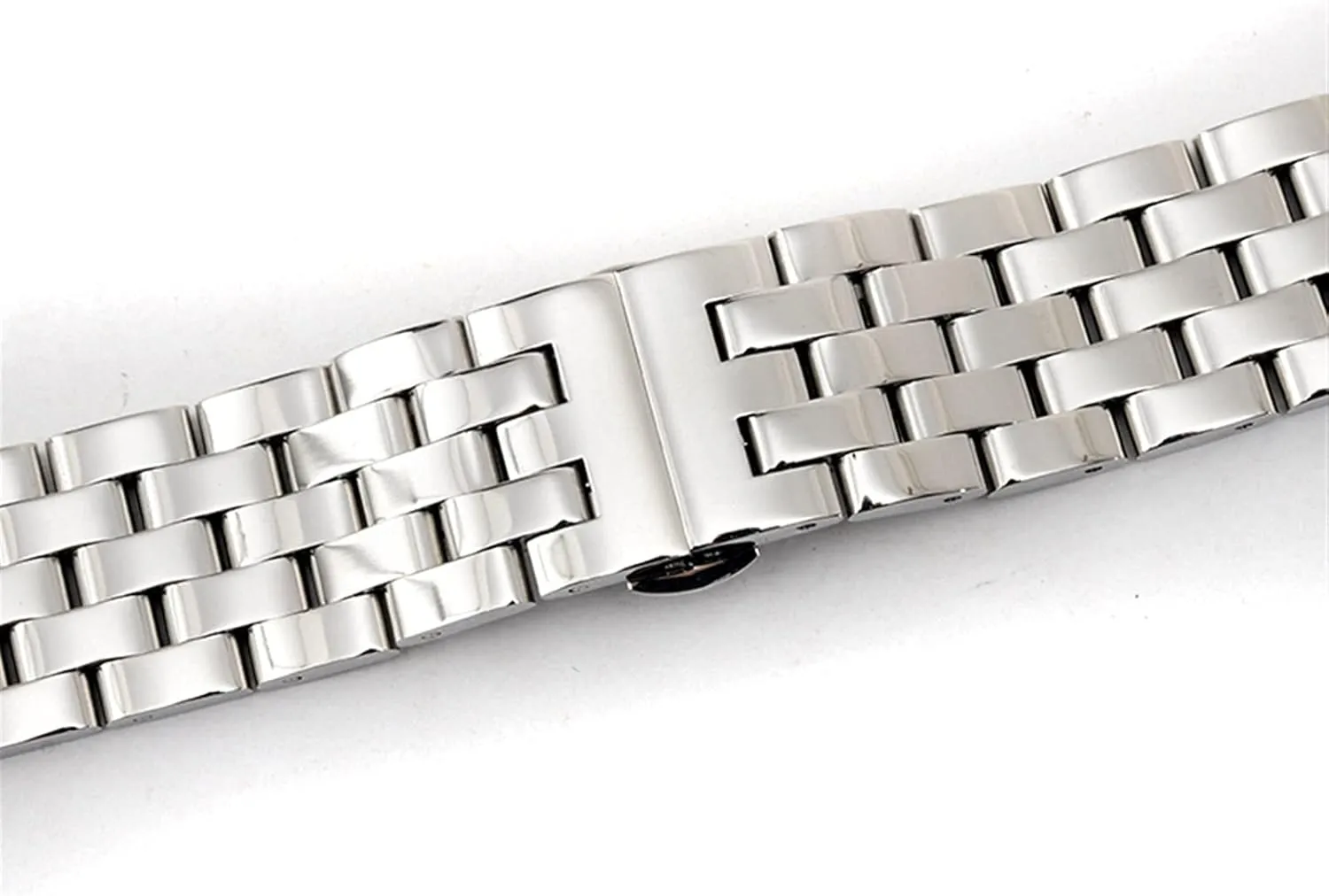 Strap 20mm, 22mm, 24mm, 26mm Black/silver Steel Quick Release Link Replacement Strap Men's And Women's Business Watches
