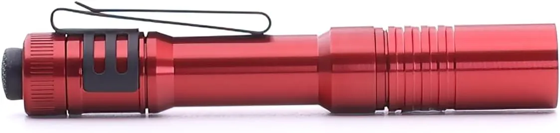Streamlight 66605 MicroStream 250-Lumen EDC Ultra-Compact Flashlight with USB Rechargeable Battery, Box, Red