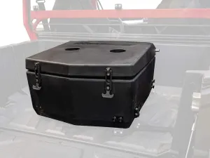 SuperATV Heavy Duty Insulated Rear Cooler/Cargo Box for Polaris General 1000 / General 4 (2016 ) - Sealed Lid Keeps Ice in & Mud Out!