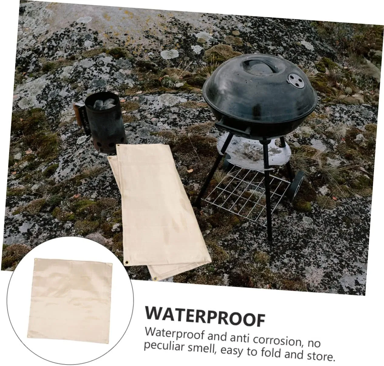 SUPVOX Fireproof Blanket for Kitchen BBQ Grill Cover Home Outdoor Bonfire Stand Sheet
