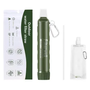 Tactical Survival Straw - Outdoor Adventure Gear for Camping, Hiking & Emergency, Lightweight Durable Design, Portable Hydration Tool for Backpacking & Wilderness Exploration