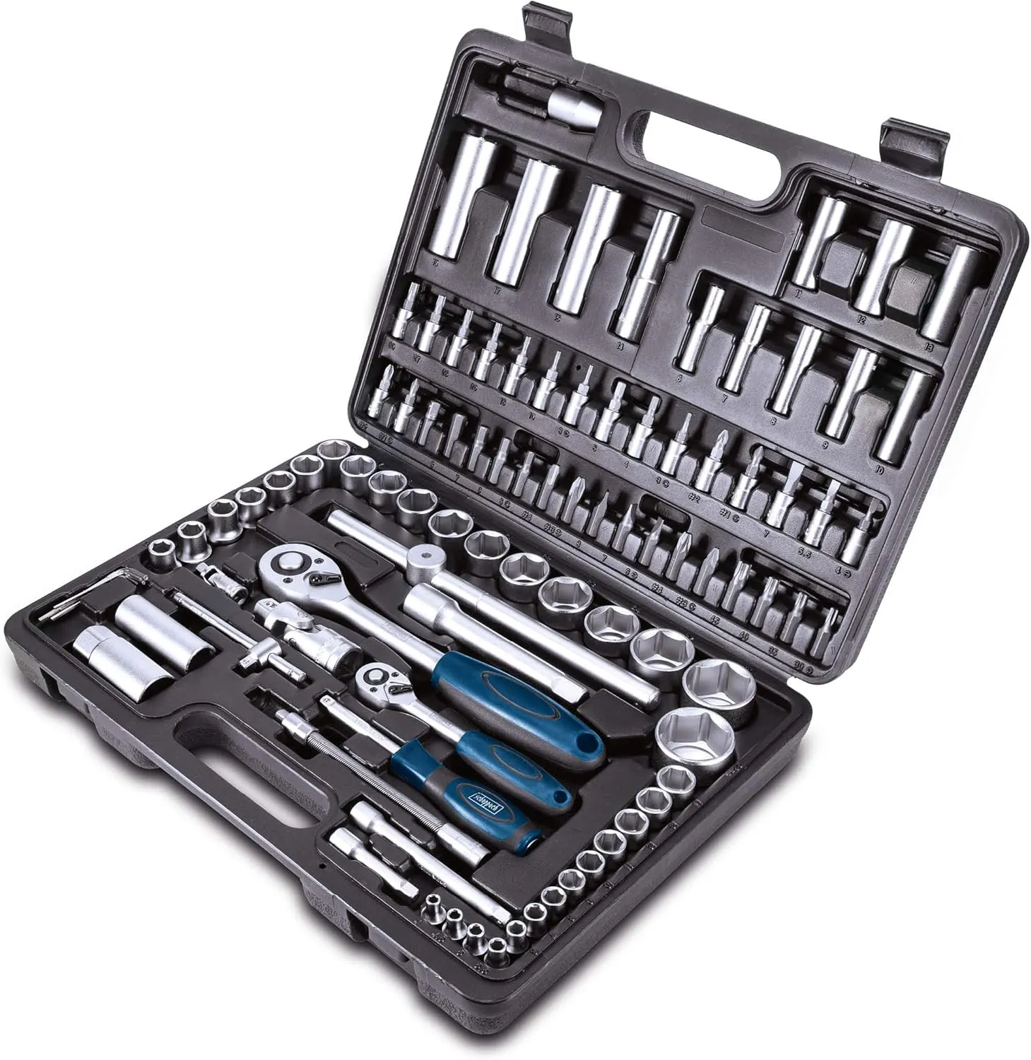 TB94 Tool Box | 94-Piece Socket Set Ratchet Box Ratchet Box Nut Box Bit Set Tool Box