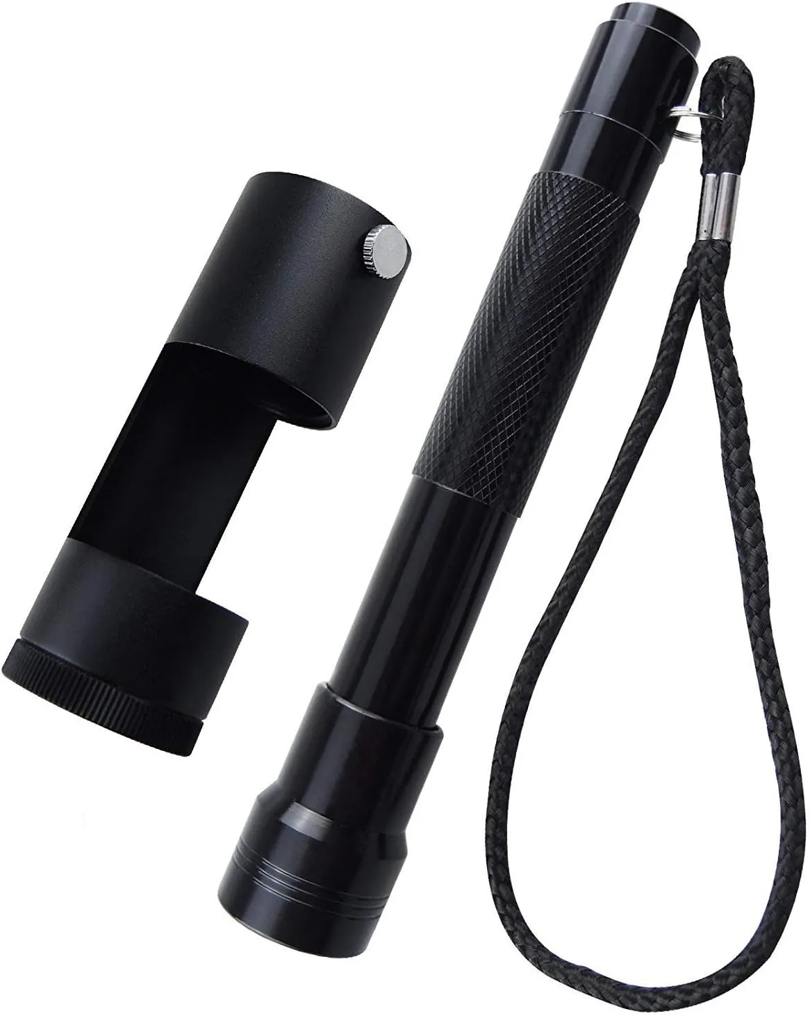 TEKCOPLUS Handheld 80mm Polariscope with Flashlight Jeweler Gemologist Gemstone Tester Tool Optics Dark Field Hastings Loupe Magnifier