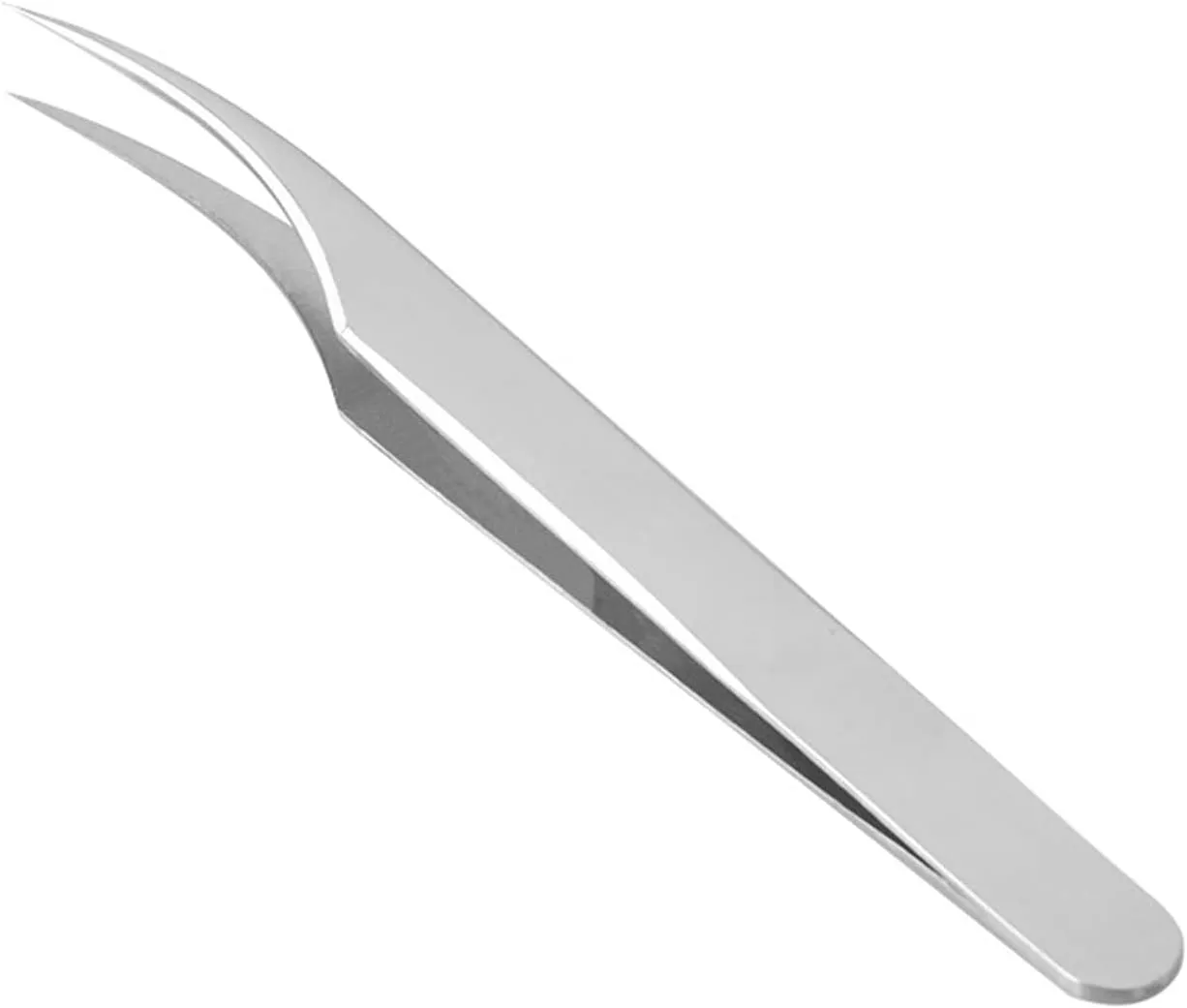 TEMKIN Tweezers Eyelash Tweezers Stainless Steel False Eyelash Extension Tweezers Straight Curved Extension Eyelash Tweezers Makeup Tool Tweezers