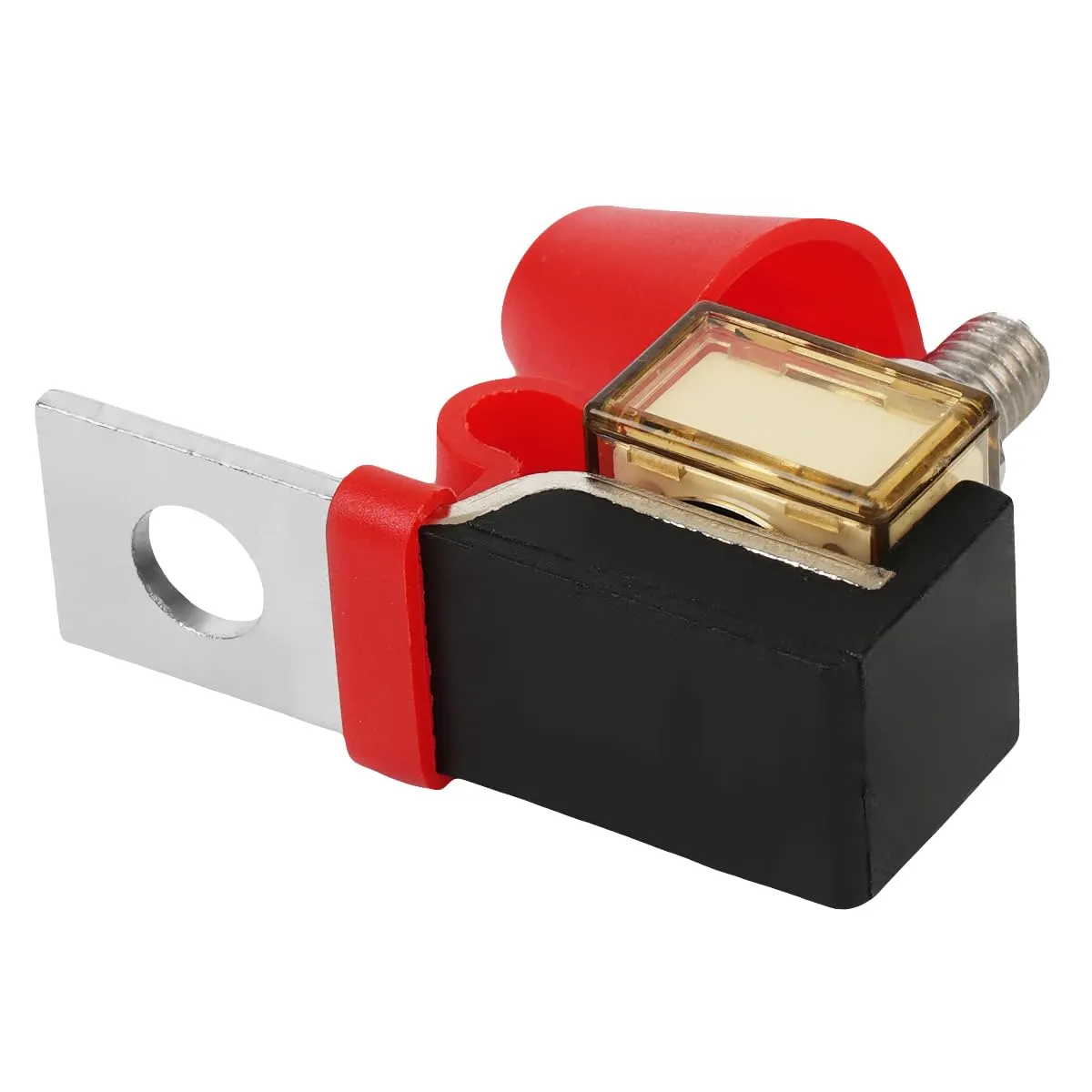 Terminal Fuse Block 150Amp，58V DC Maximum, Single Stud 5/16" (M8) Compact MRBF Marine Rated Battery Fuse