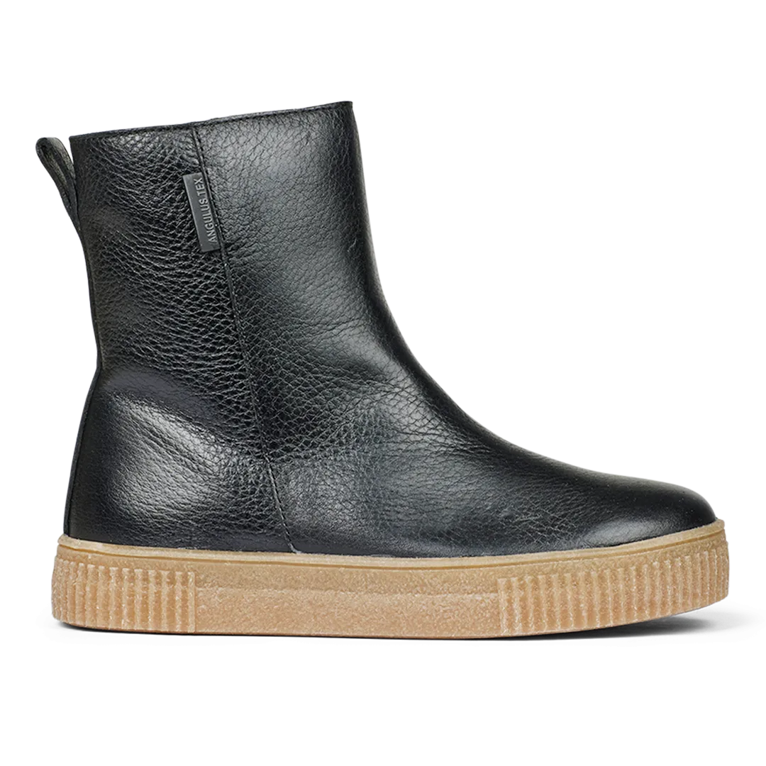 TEX-Boot with zipper and wool lining