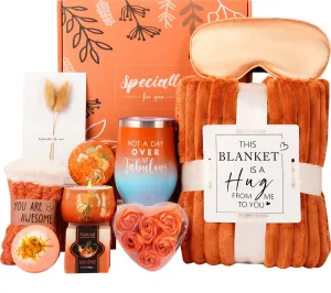 Thank You Gifts, Birthday Baskets for Women Wife Mom,Gifts for Sister Friend Girlfriend Teacher,Get Well Self Care Package,Relaxing Spa Gifts for Her Anniversary,Cancer,Graduation,Sympathy,Retirement
