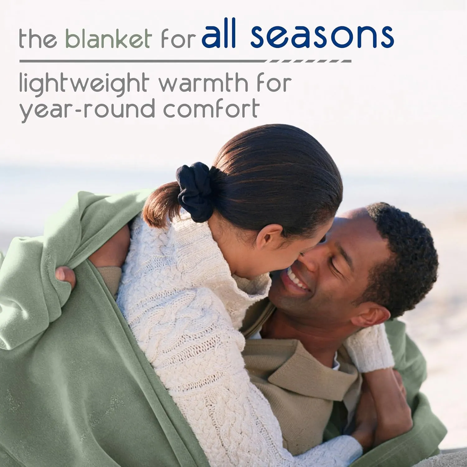The Original Vellux Blanket - Soft, Warm, Insulated, Pet-Friendly, Home Bed & Sofa - Moss, Twin 66 x 90"