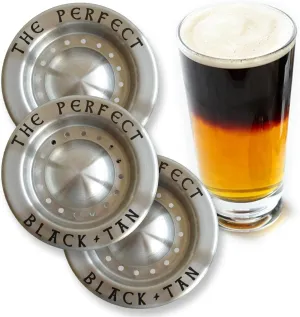 The Perfect Black and Tan Beer Layering Tool - 3 Pack - Bartender Accessory for Layered Beer Cocktails