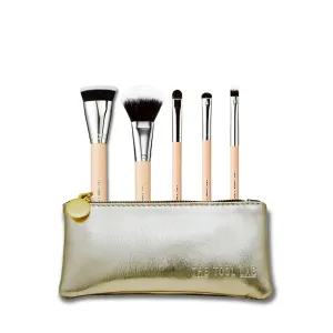 THE TOOL LAB 501 Mini Brush Kit - Mini Powder Mini Eye Point Flat Concealer Brush Mini Makeup Brush Set Korean Cosmetics