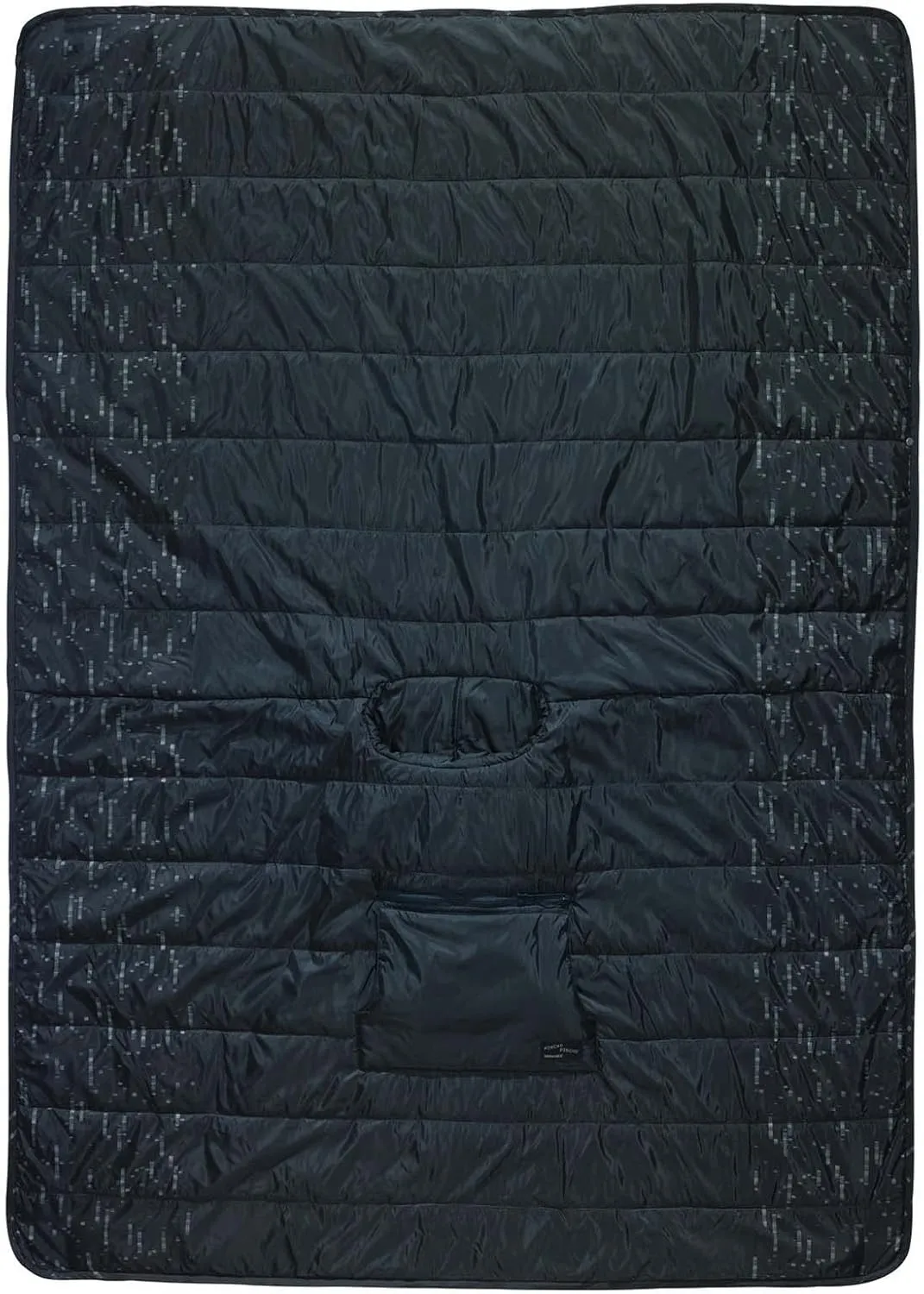 Therm-a-Rest Honcho Poncho Wearable Hoodie Blanket, Black Forest Print